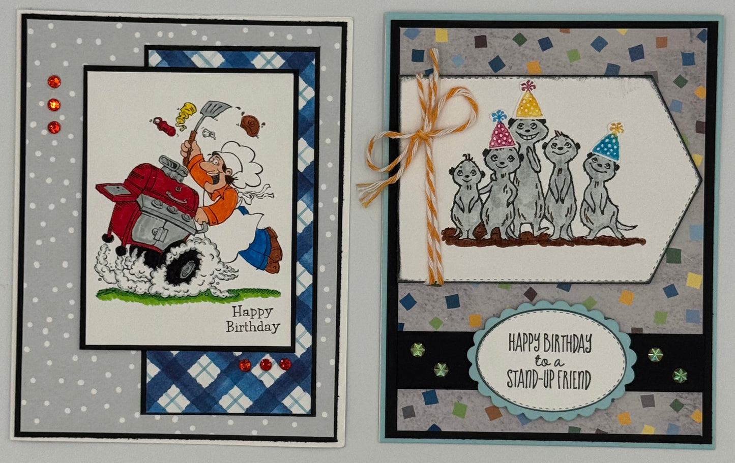 6 Greeting Card Stamped Images Kit (DIY)