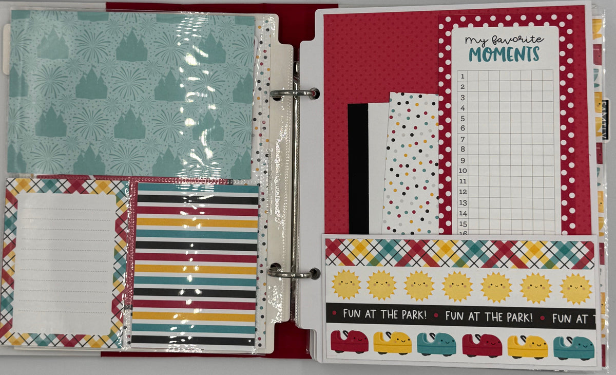 Disney Magic Vacation-6X8 Scrapbooking Photo Album (Pre-made)