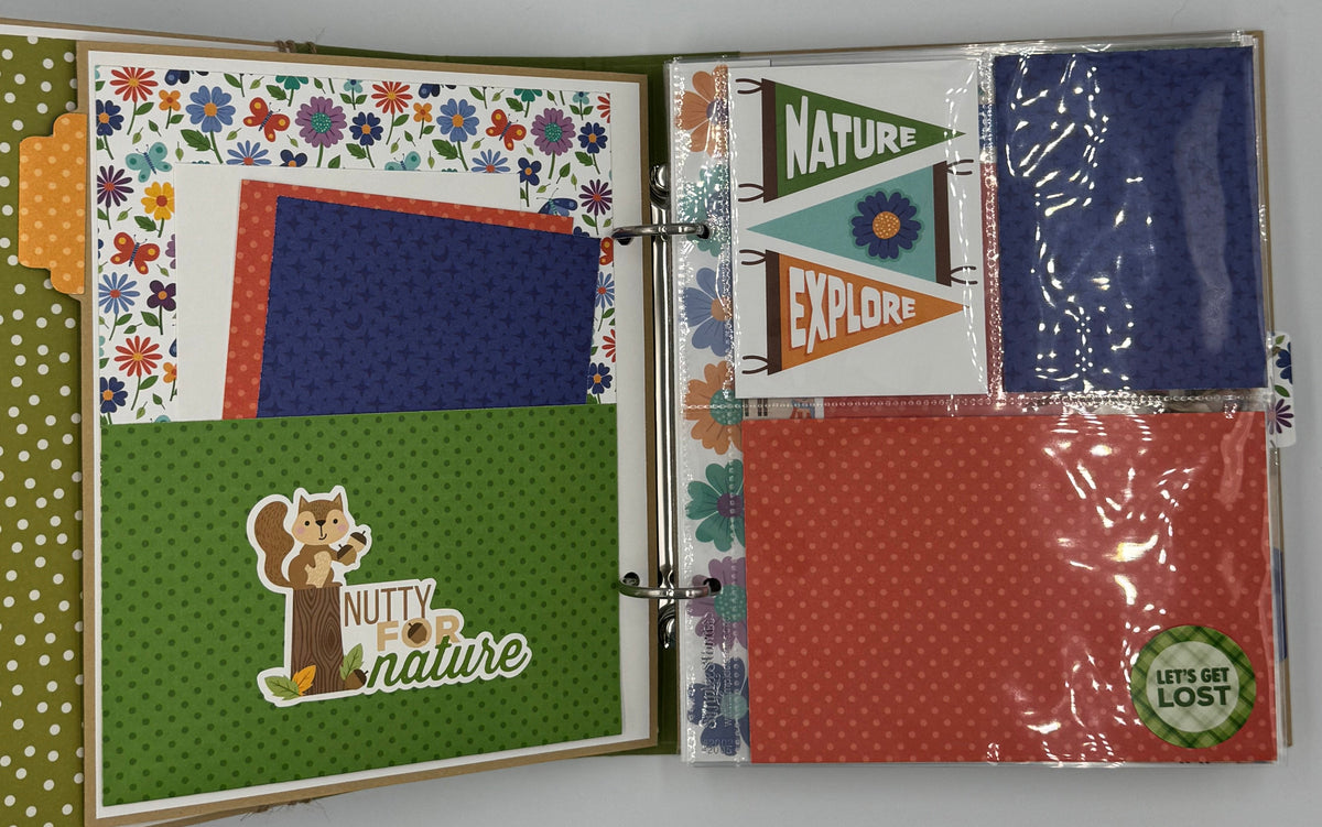 Explore-6X8 Scrapbooking Photo Album (Pre-made)