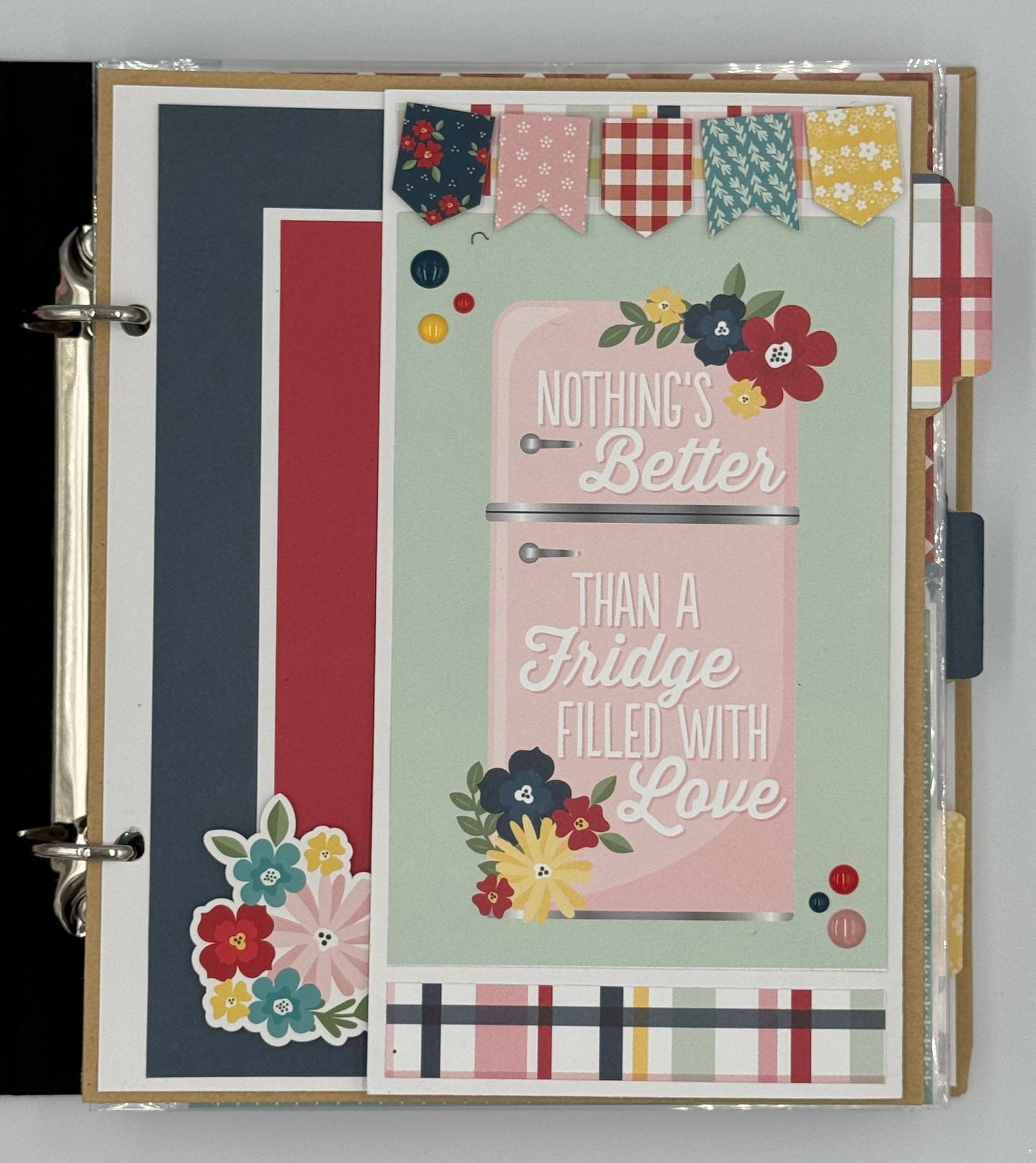 Mom's Kitchen- Photo Scrapbook Recipe 6X8 Album (Pre-made)