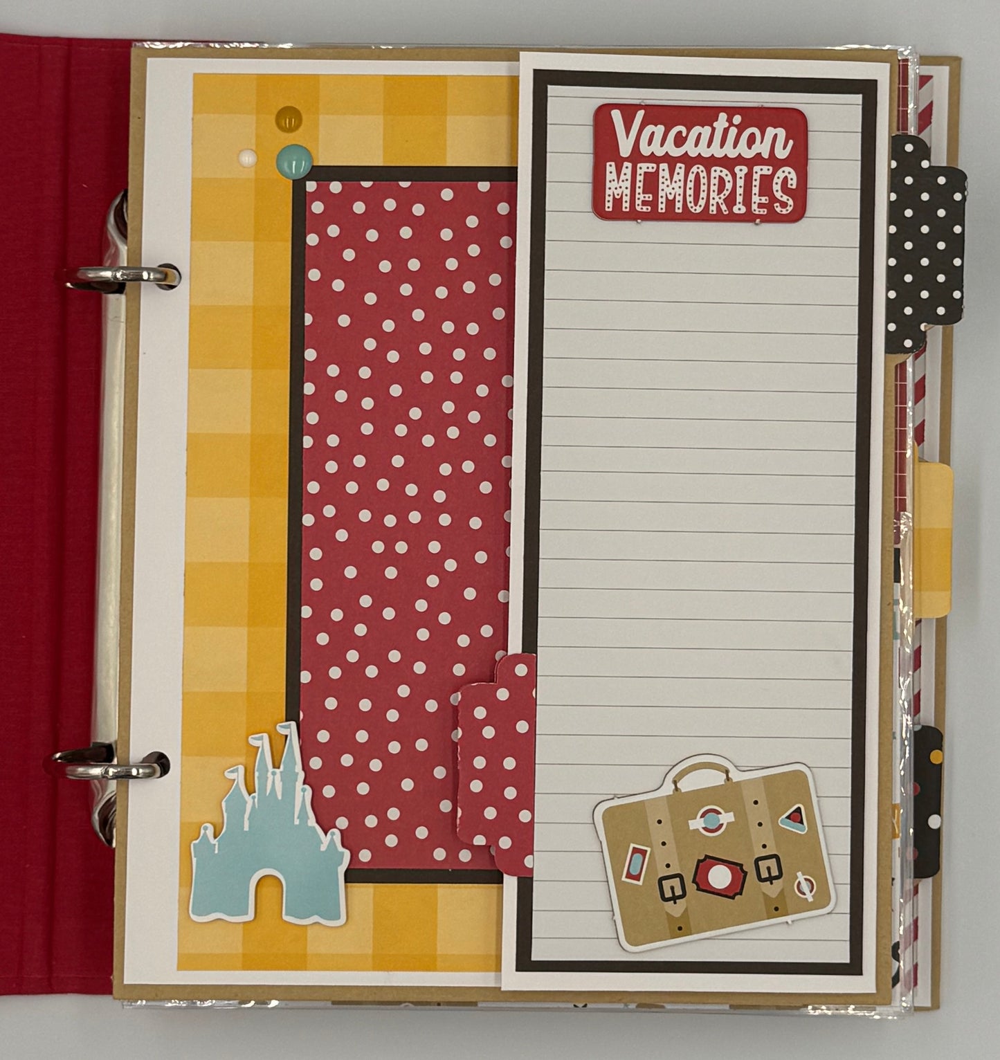 Disney Cruise-6X8 Scrapbook Photo Album (Pre-made)