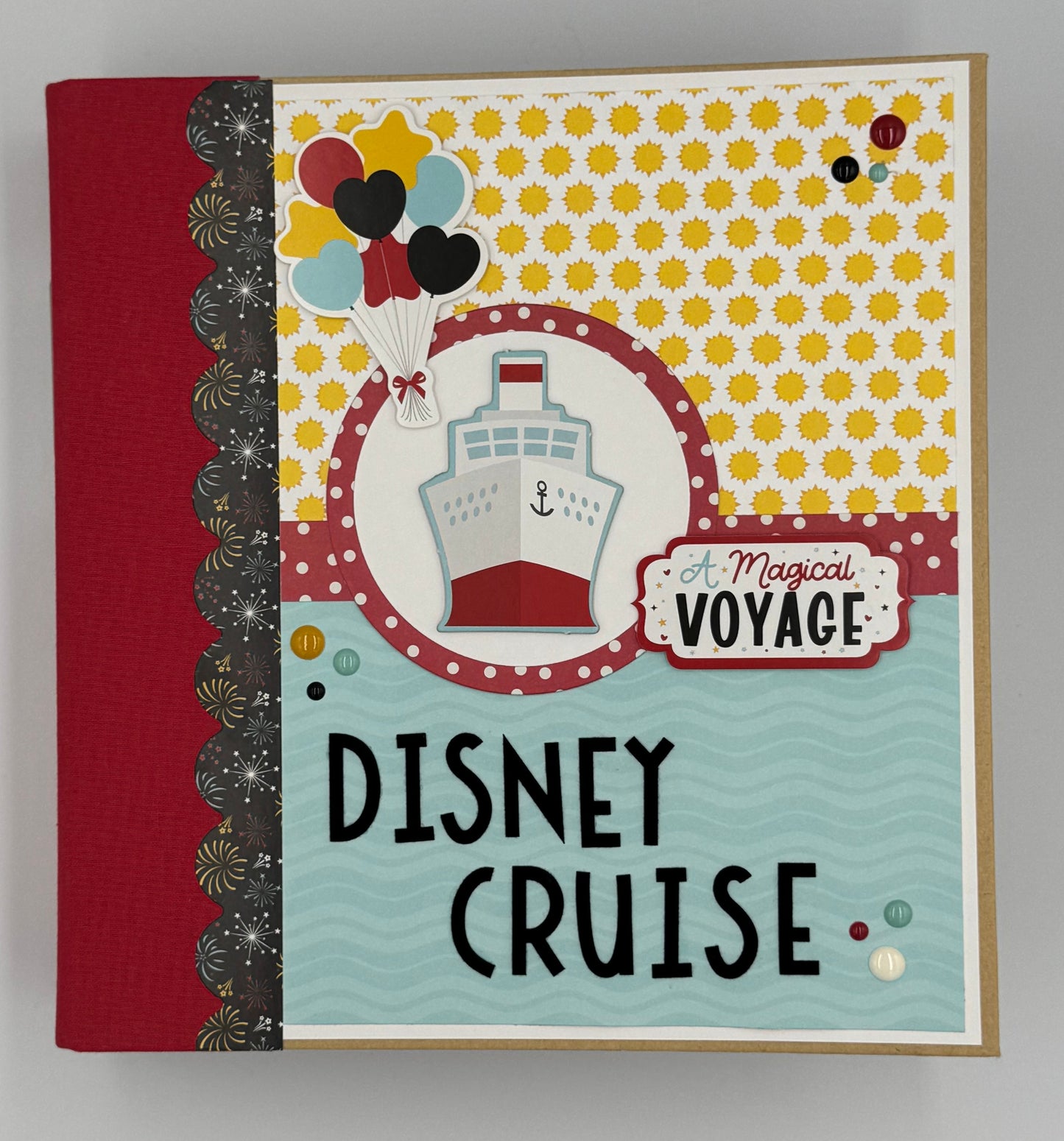 Disney Cruise-6X8 Scrapbook Photo Album (Pre-made)
