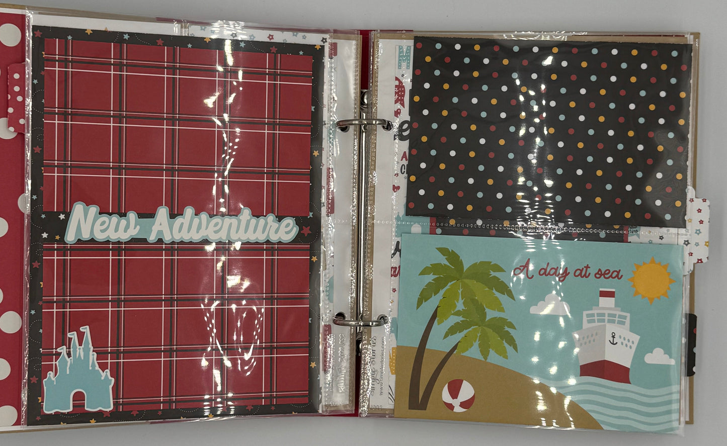 Disney Cruise-6X8 Scrapbook Photo Album (Pre-made)