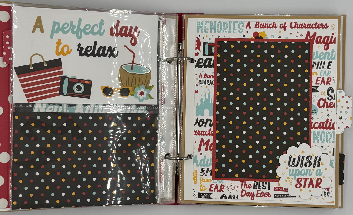 Disney Cruise-6X8 Scrapbook Photo Album (Pre-made)