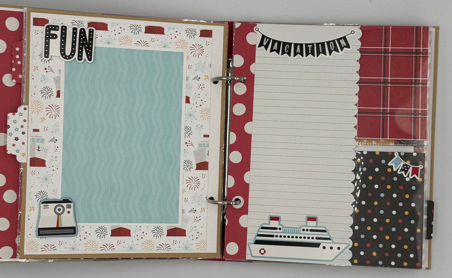 Disney Cruise-6X8 Scrapbook Photo Album (Pre-made)