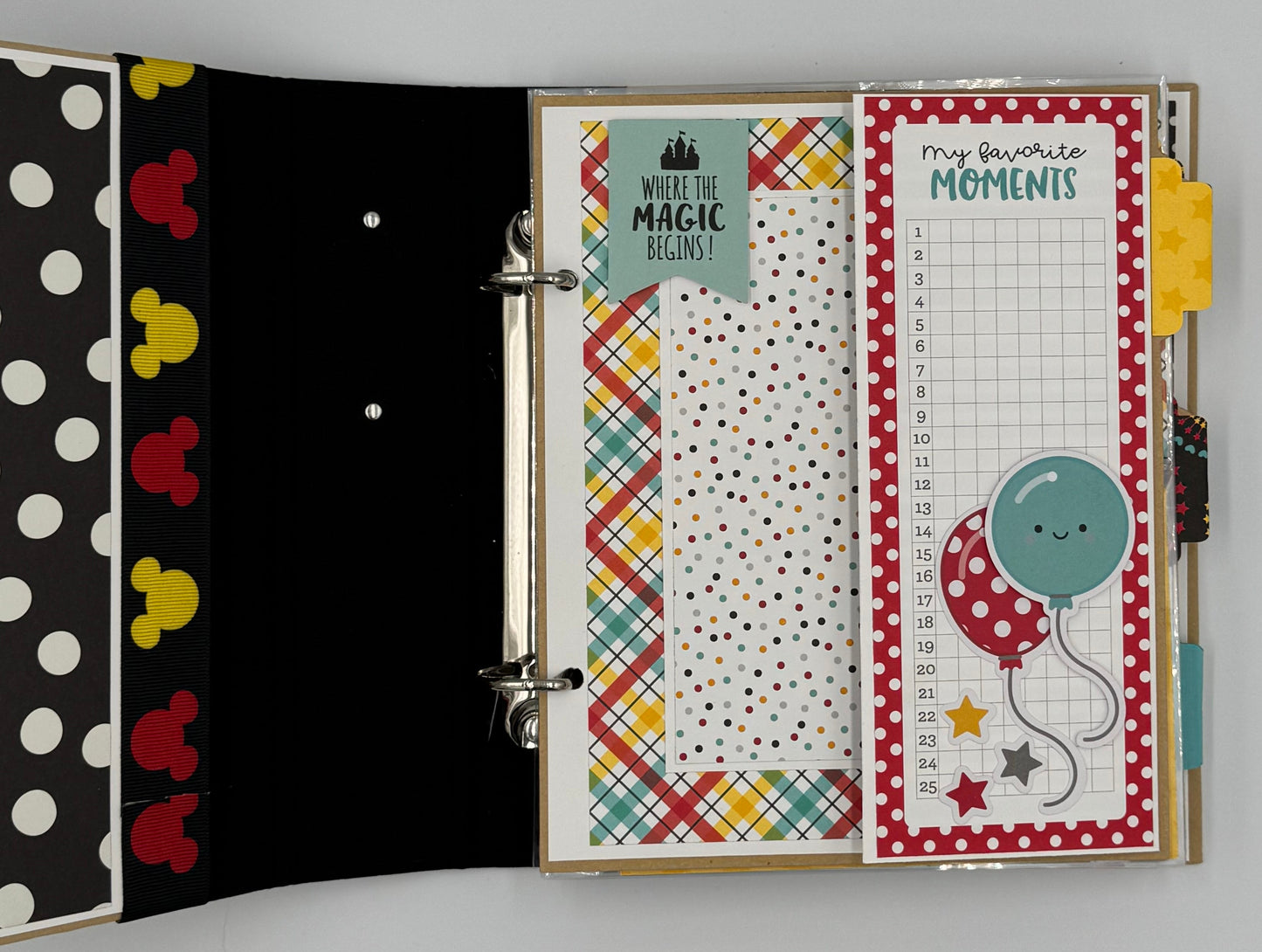 Disney-6X8 Scrapbook Photo Album (Pre-made)