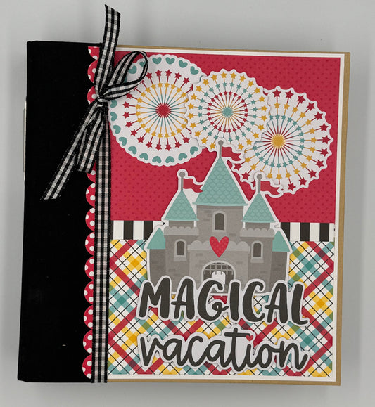 Disney Magical Vacation-6X8 Scrapbook Photo Album (Pre-made)