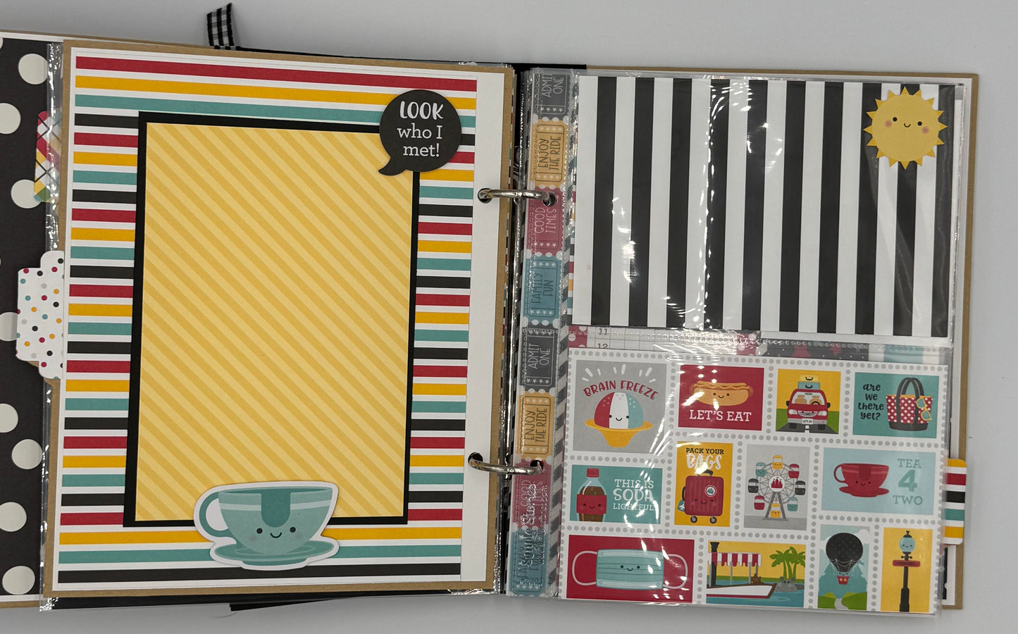 Disney Magical Vacation-6X8 Scrapbook Photo Album (Pre-made)