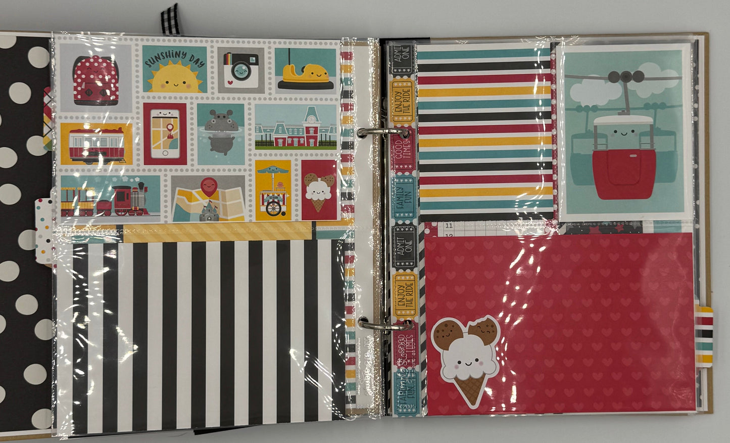 Disney Magical Vacation-6X8 Scrapbook Photo Album (Pre-made)