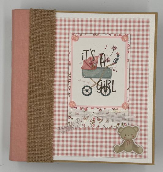 It's A Girl-6X8 Scrapbook Photo Album (Pre-made)