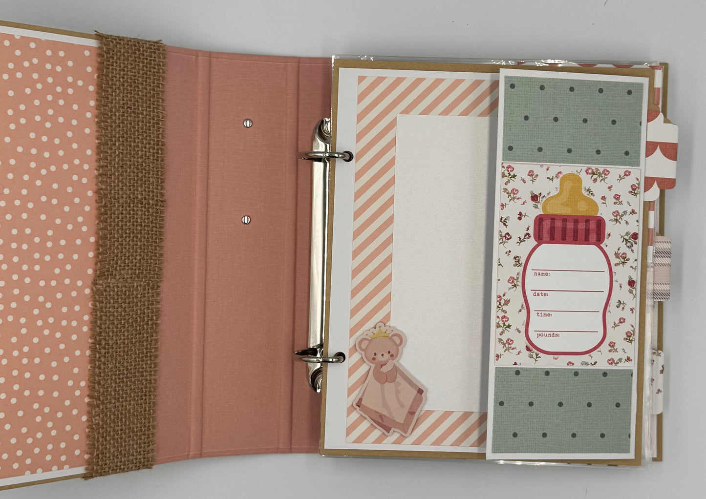 It's A Girl-6X8 Scrapbook Photo Album (Pre-made)