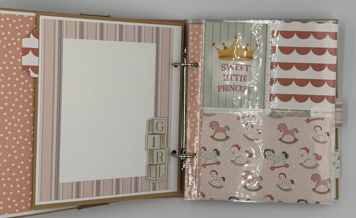 It's A Girl-6X8 Scrapbook Photo Album (Pre-made)