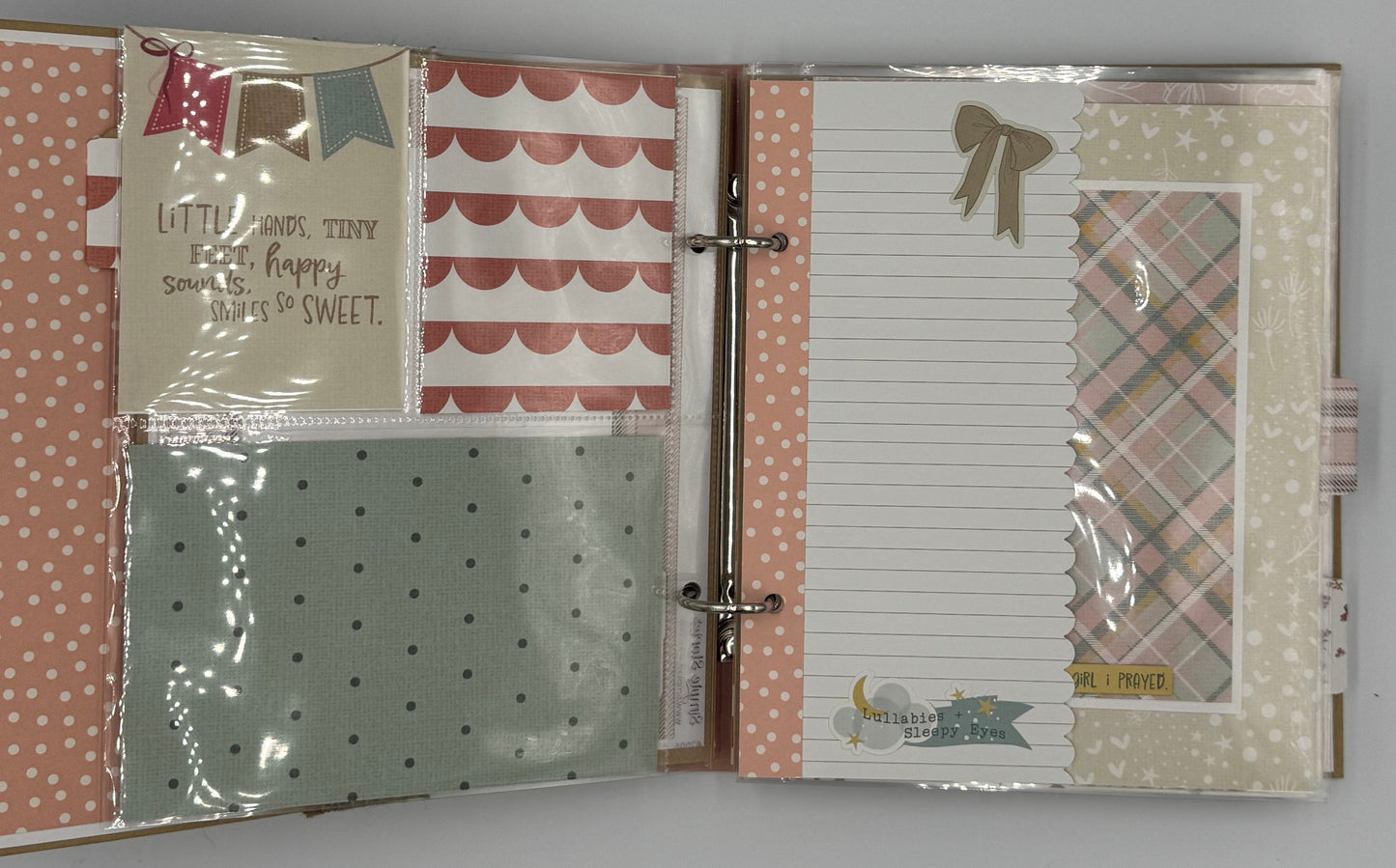 It's A Girl-6X8 Scrapbook Photo Album (Pre-made)