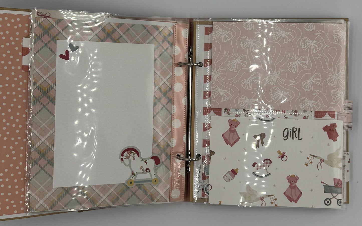 It's A Girl-6X8 Scrapbook Photo Album (Pre-made)