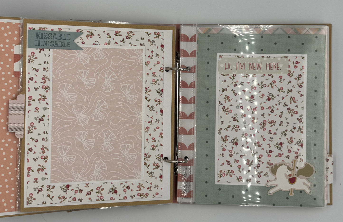 It's A Girl-6X8 Scrapbook Photo Album (Pre-made)