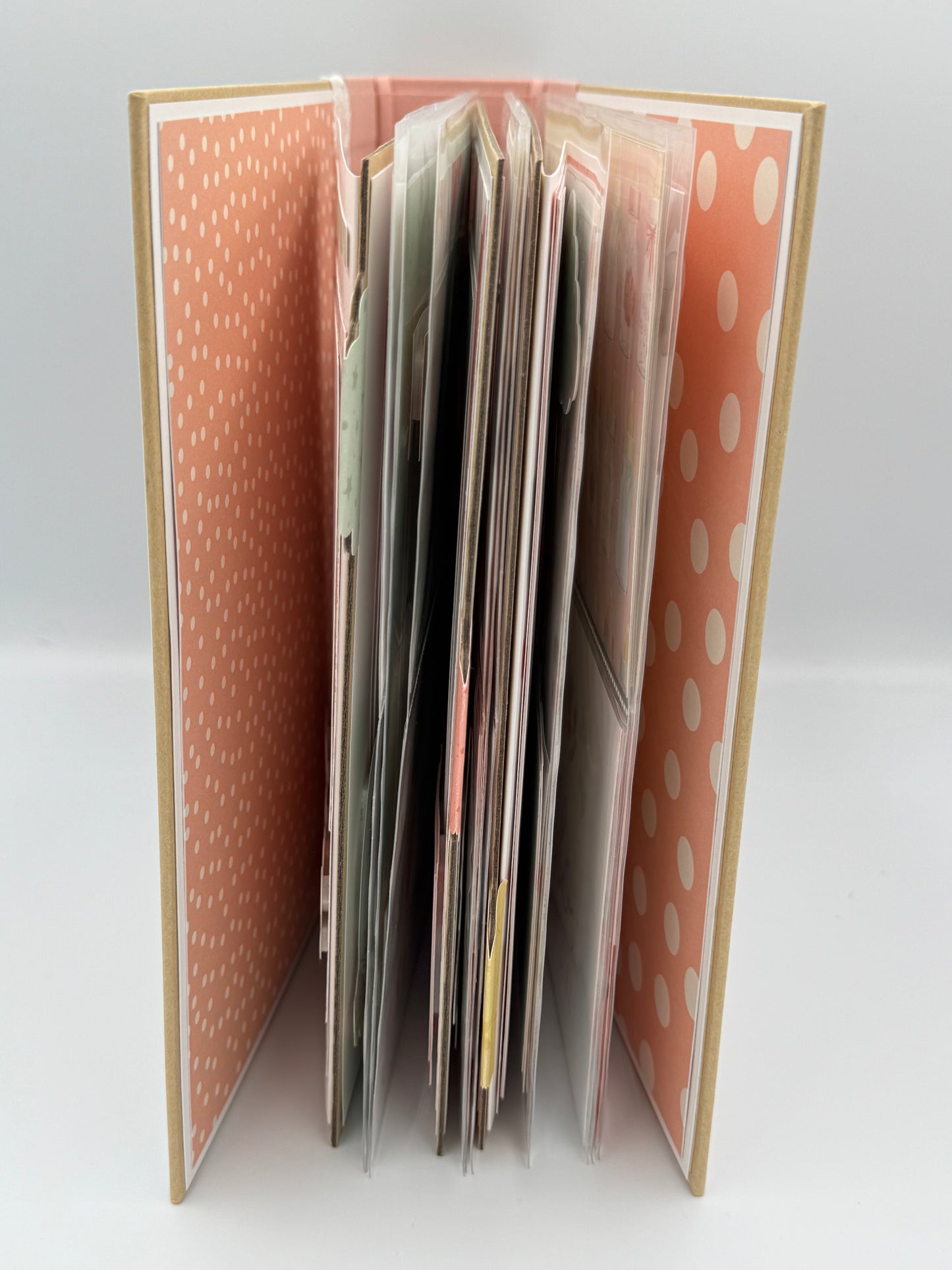 Welcome Baby Girl-6X8 Scrapbook Photo Album (Pre-made)