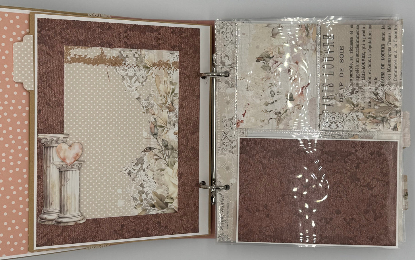 Wedding Forever Love You Always-6X8 Scrapbook Photo Album (Pre-made)