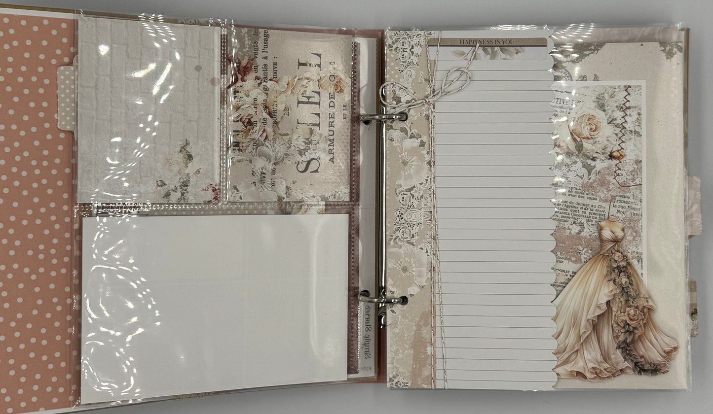 Wedding Forever Love You Always-6X8 Scrapbook Photo Album (Pre-made)