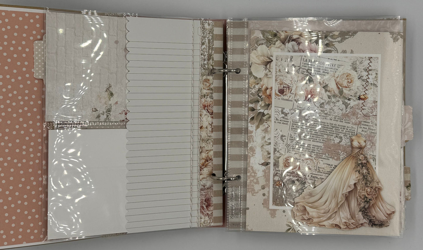 Wedding Forever Love You Always-6X8 Scrapbook Photo Album (Pre-made)