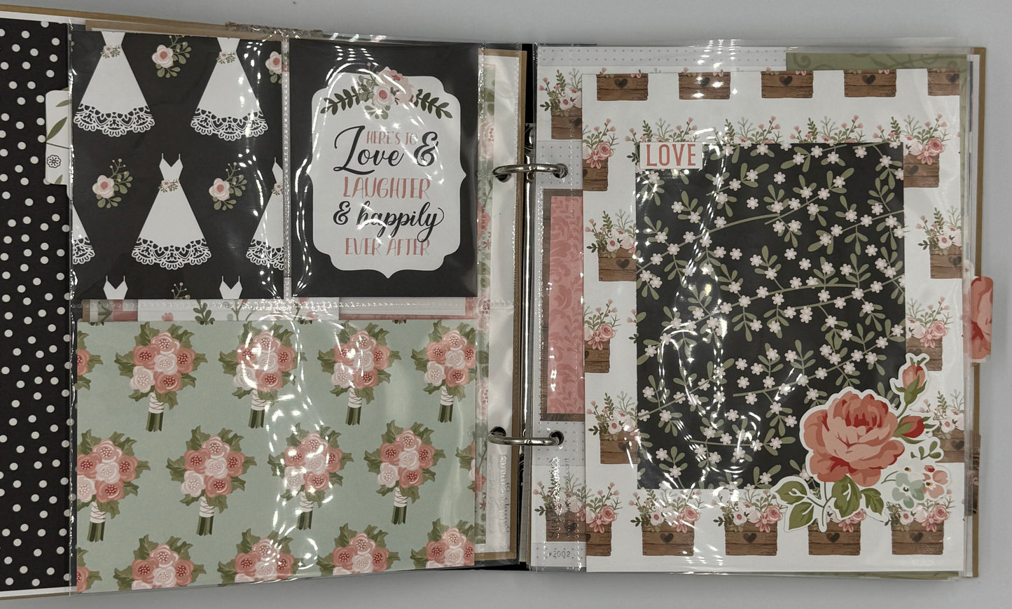 Our Wedding Day-6X8 Scrapbook Photo Album (Pre-made)
