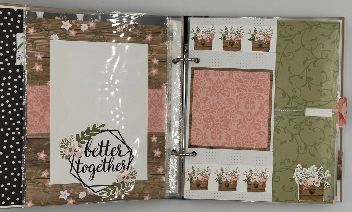 Our Wedding Day-6X8 Scrapbook Photo Album (Pre-made)