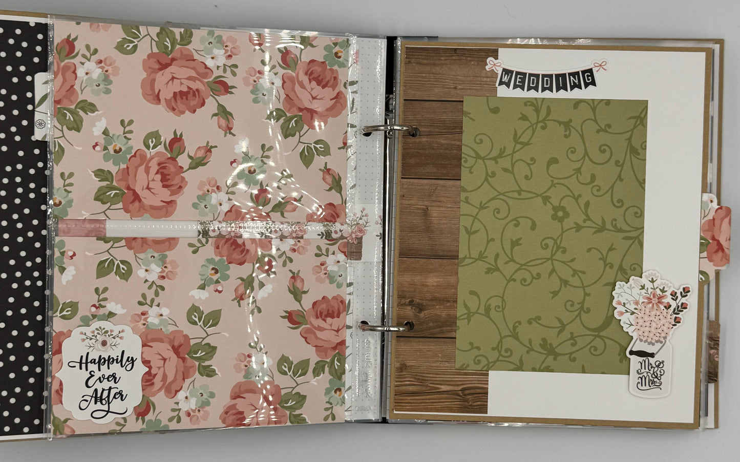 Our Wedding Day-6X8 Scrapbook Photo Album (Pre-made)