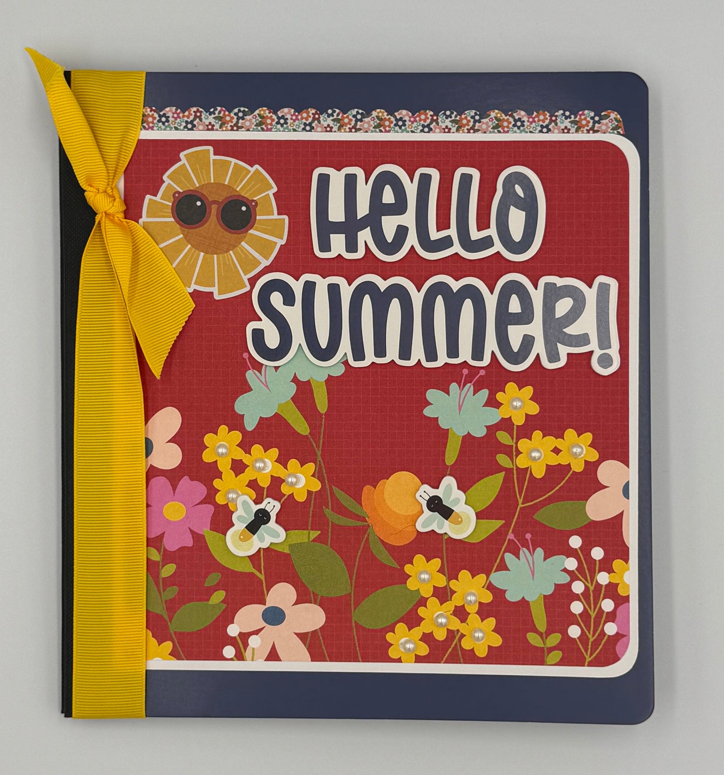Hello Summer-6X8 Mini Flipbook Scrapbook Photo Album (Pre-made)
