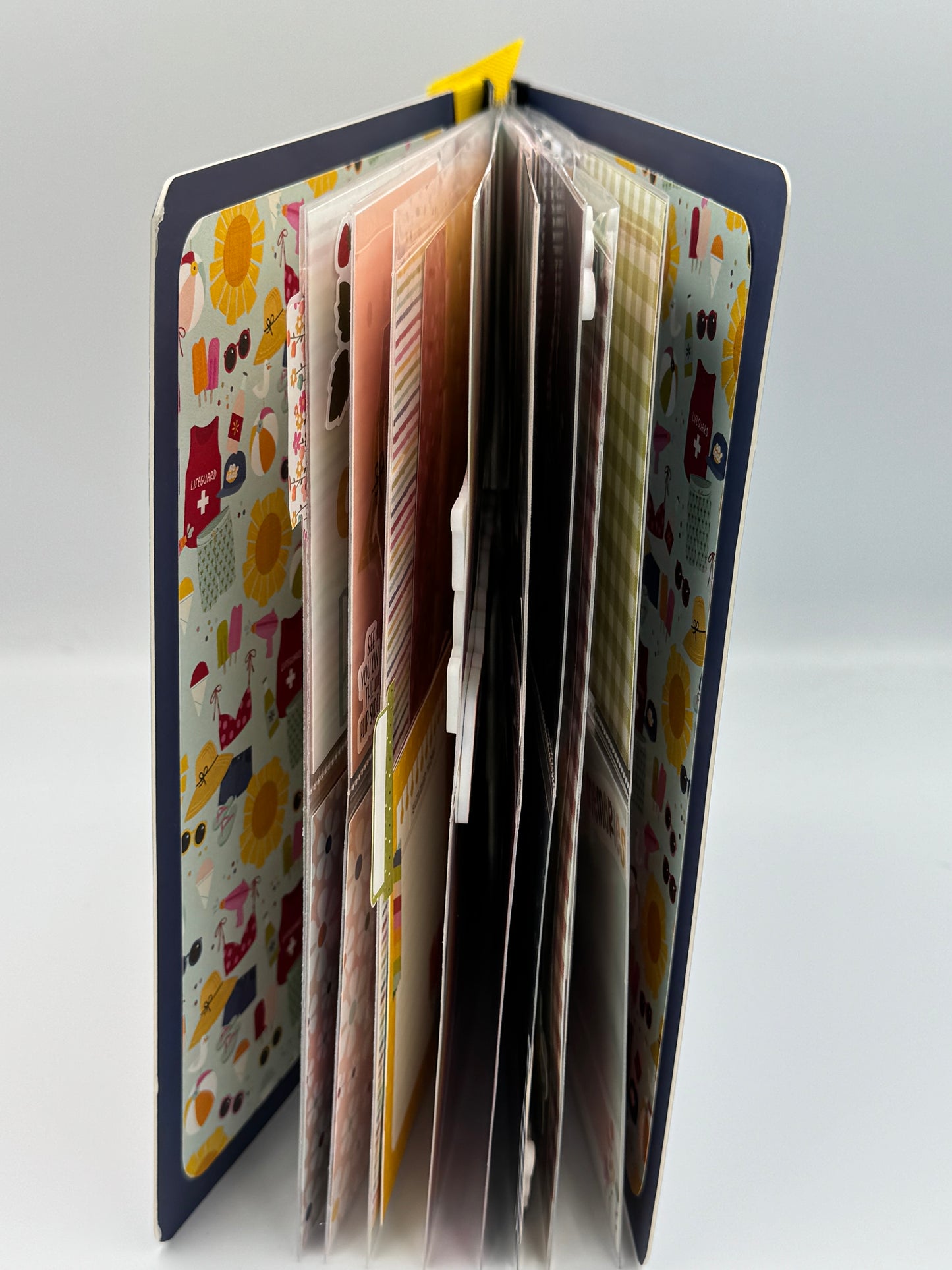 Hello Summer-6X8 Mini Flipbook Scrapbook Photo Album (Pre-made)