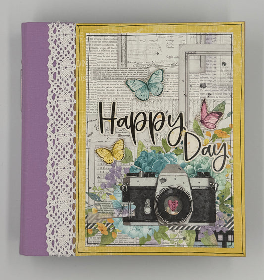 Happy Day-6X8 Scrapbook Photo Album (Pre-made)