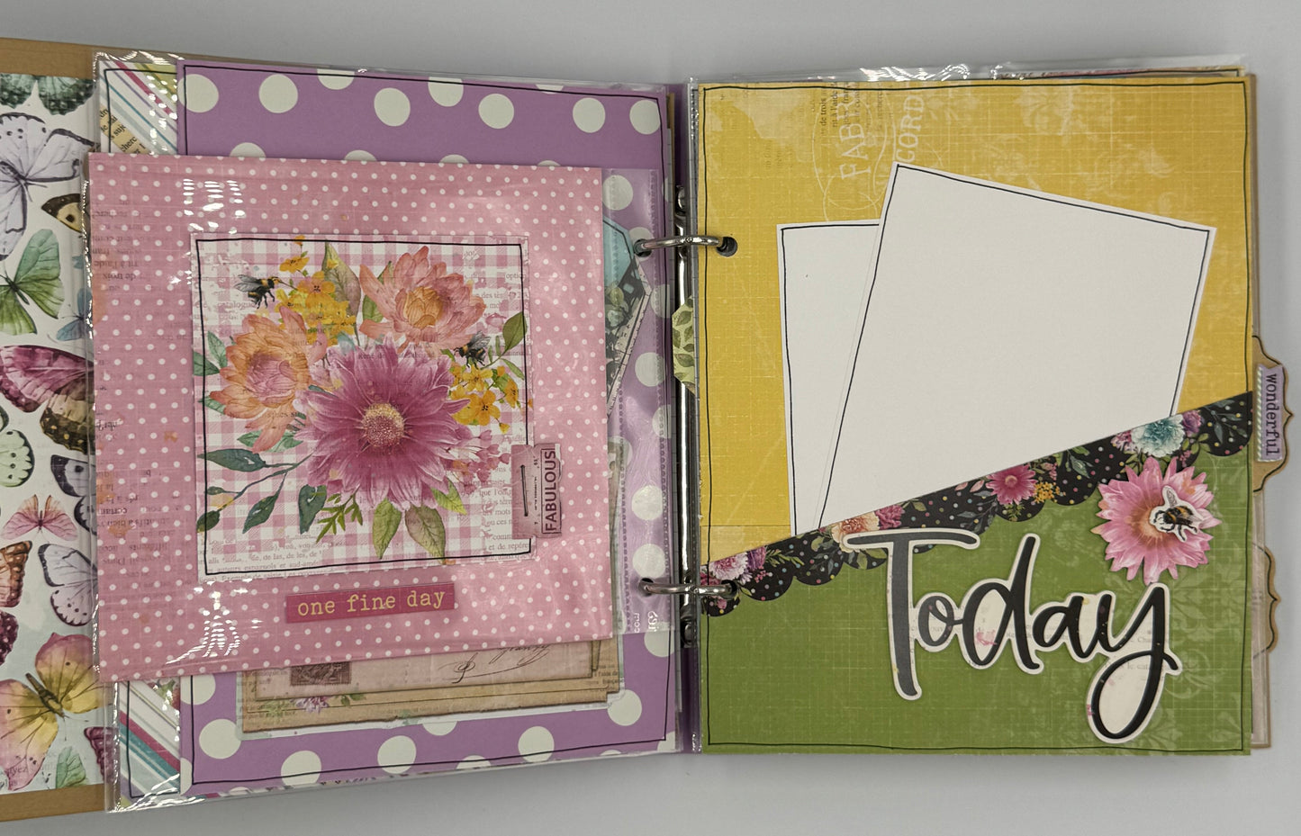Happy Day-6X8 Scrapbook Photo Album (Pre-made)