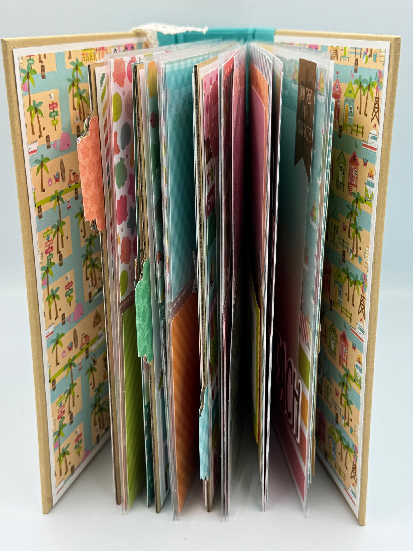 This is Paradise-6X8 Scrapbook Photo Album (Pre-made)