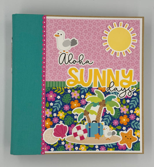 Aloha Sunny Days-6X8 Scrapbook Photo Album (Pre-made)