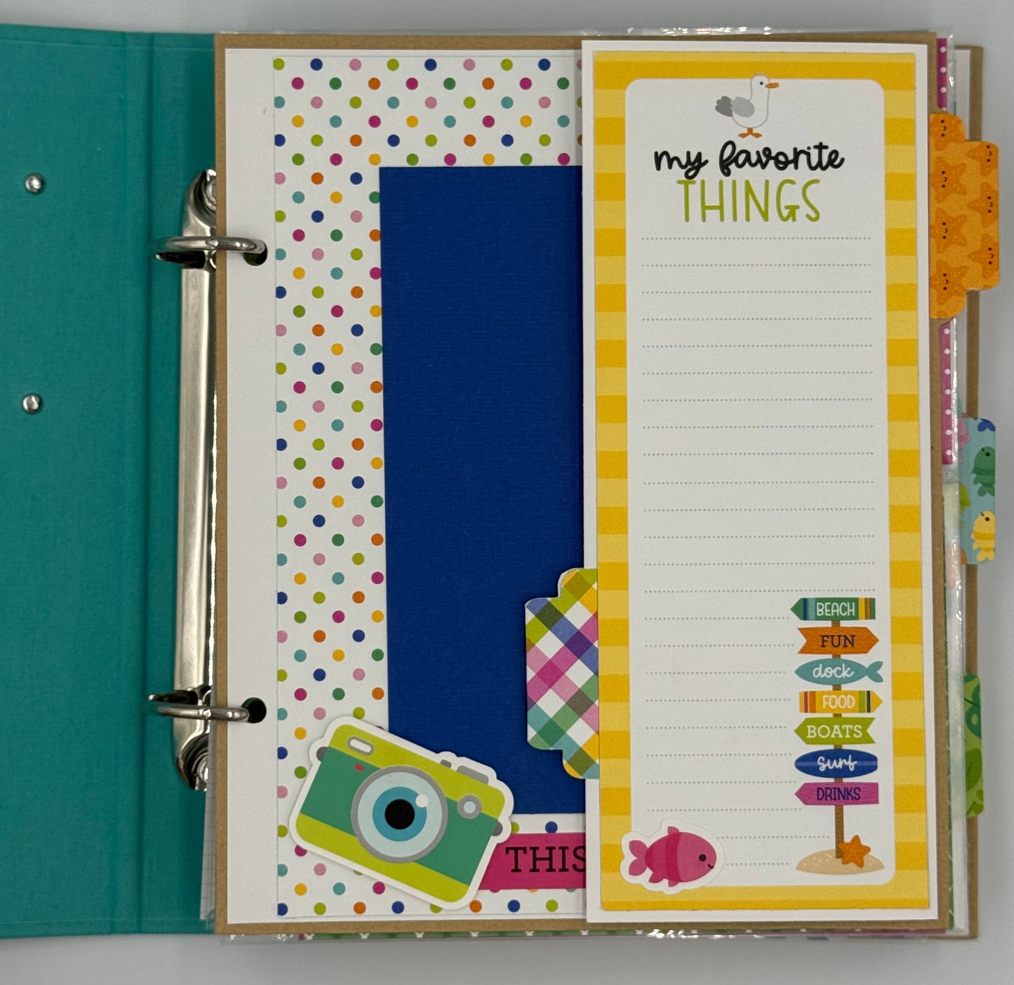 Aloha Sunny Days-6X8 Scrapbook Photo Album (Pre-made)