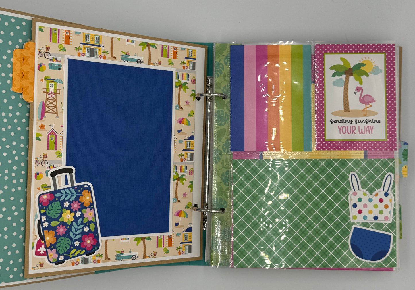 Aloha Sunny Days-6X8 Scrapbook Photo Album (Pre-made)