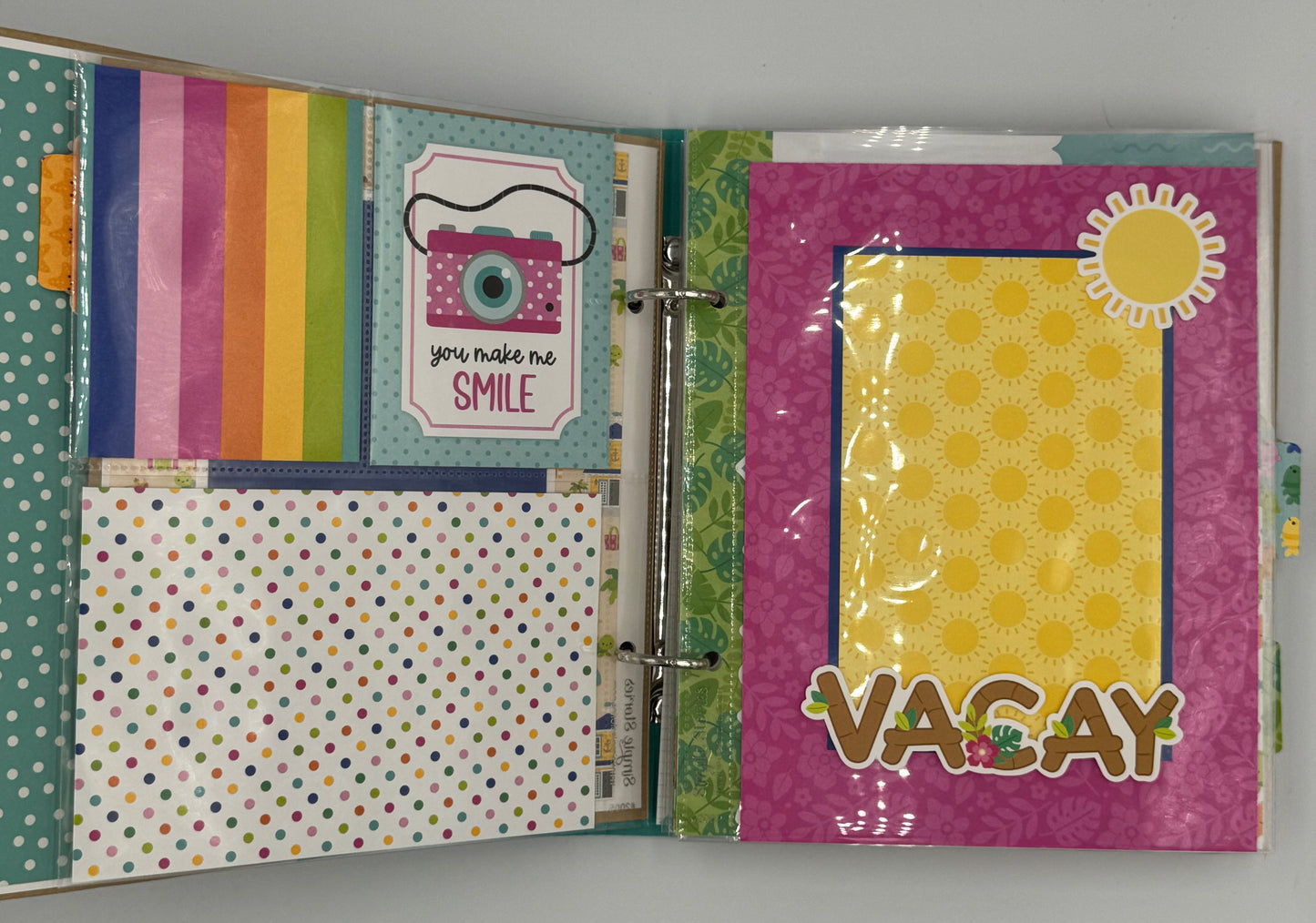 Aloha Sunny Days-6X8 Scrapbook Photo Album (Pre-made)