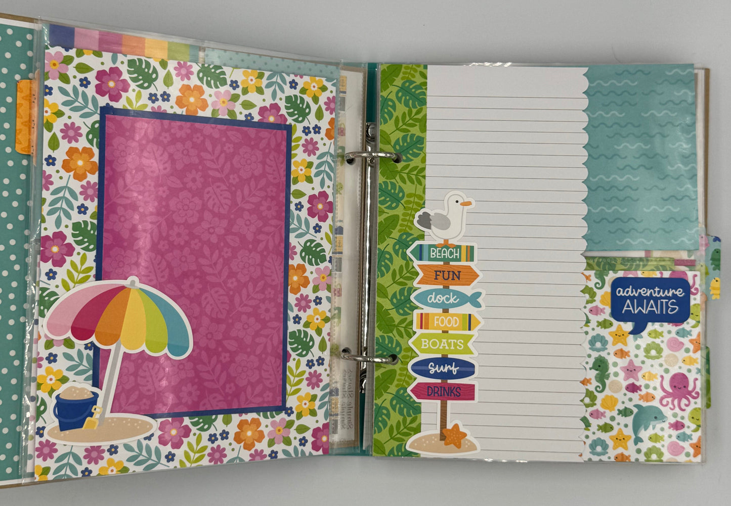 Aloha Sunny Days-6X8 Scrapbook Photo Album (Pre-made)