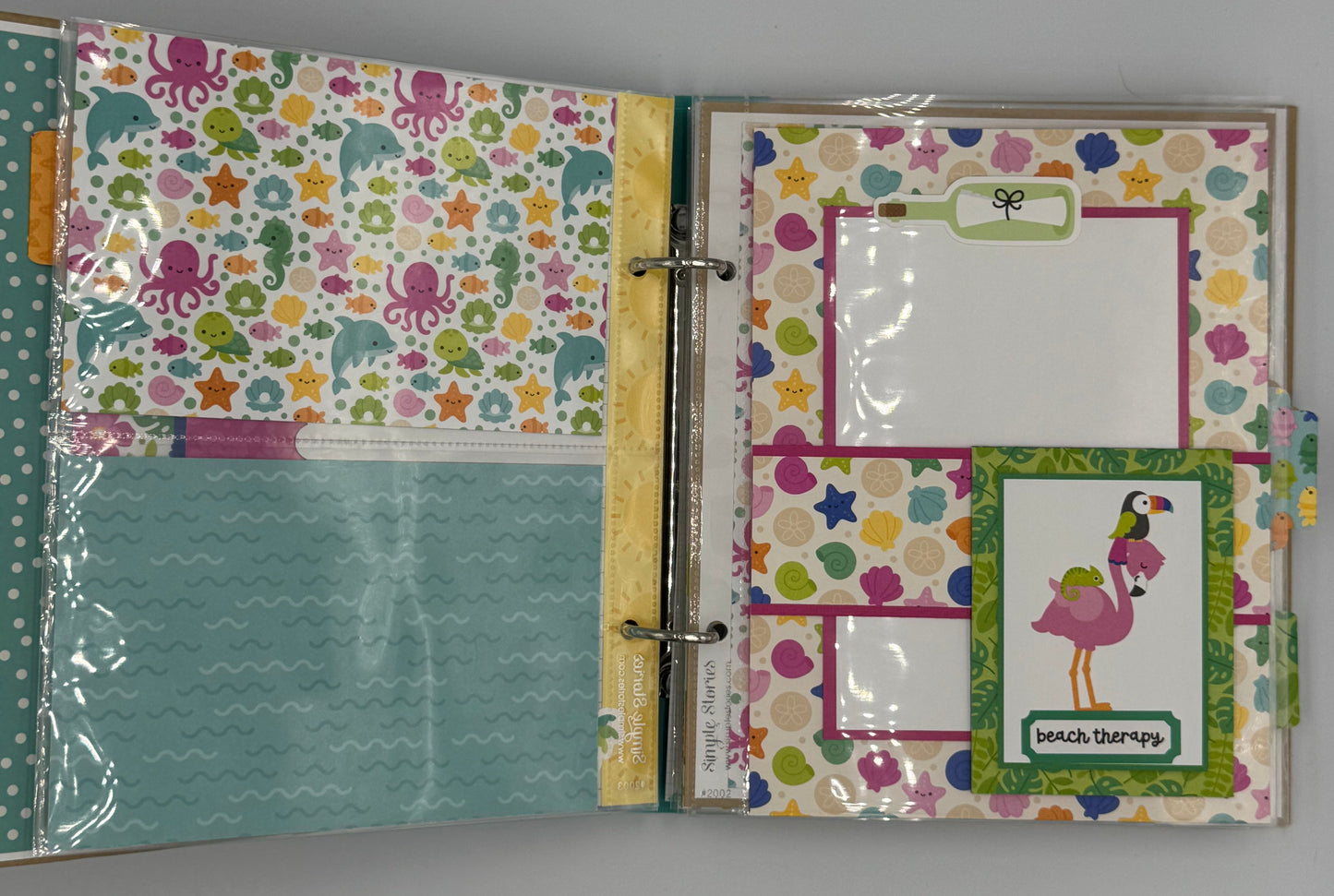 Aloha Sunny Days-6X8 Scrapbook Photo Album (Pre-made)