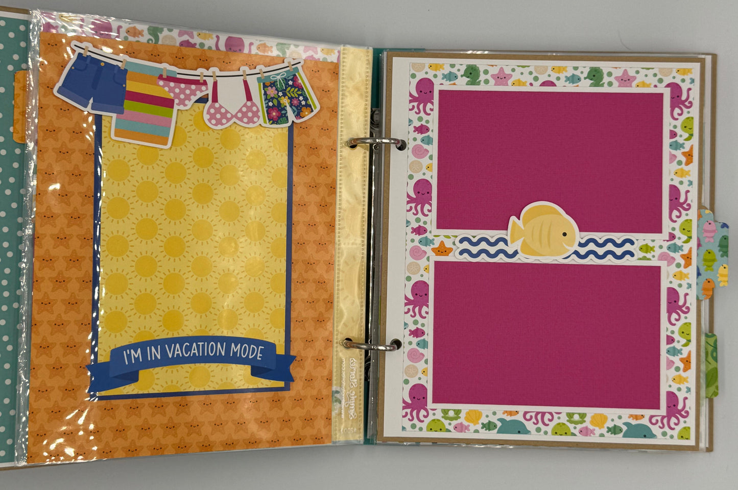 Aloha Sunny Days-6X8 Scrapbook Photo Album (Pre-made)