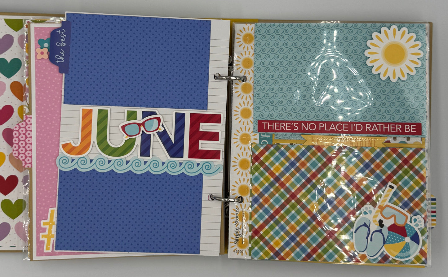 Year of Memories-6X8 Scrapbook Photo Album (Pre-made)