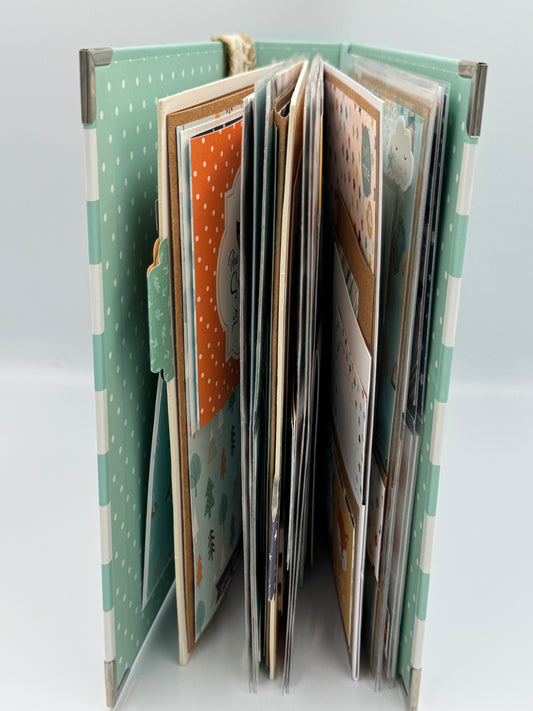 Baby Boy-6X8 Scrapbook Photo Album (Pre-made)