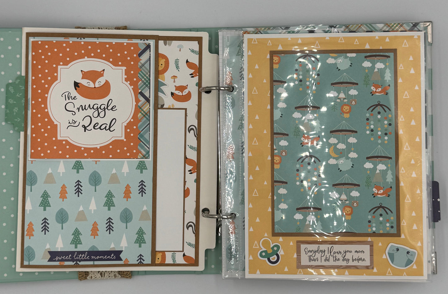Baby Boy-6X8 Scrapbook Photo Album (Pre-made)