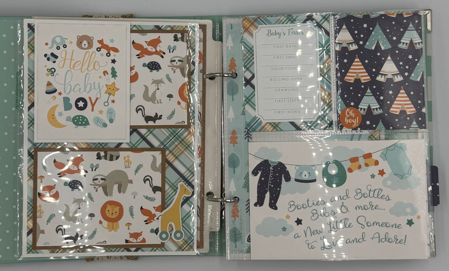 Baby Boy-6X8 Scrapbook Photo Album (Pre-made)