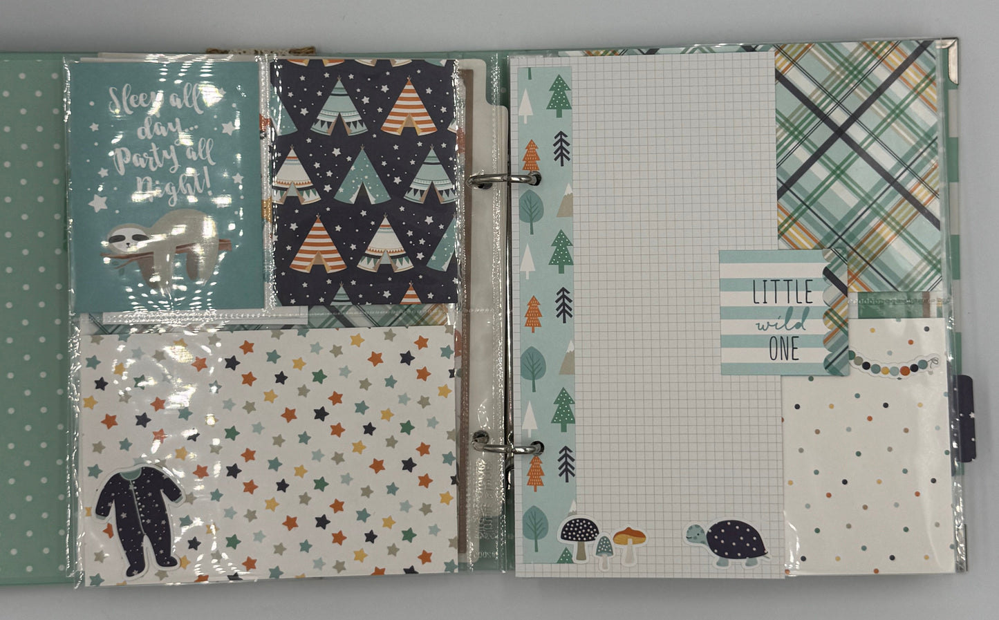 Baby Boy-6X8 Scrapbook Photo Album (Pre-made)