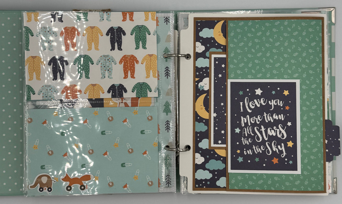 Baby Boy-6X8 Scrapbook Photo Album (Pre-made)