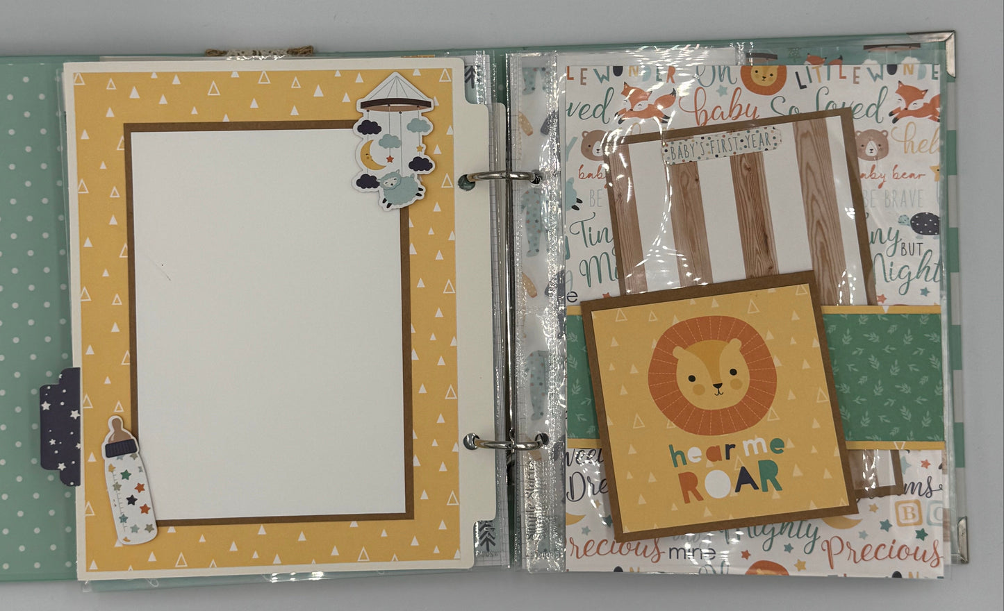 Baby Boy-6X8 Scrapbook Photo Album (Pre-made)