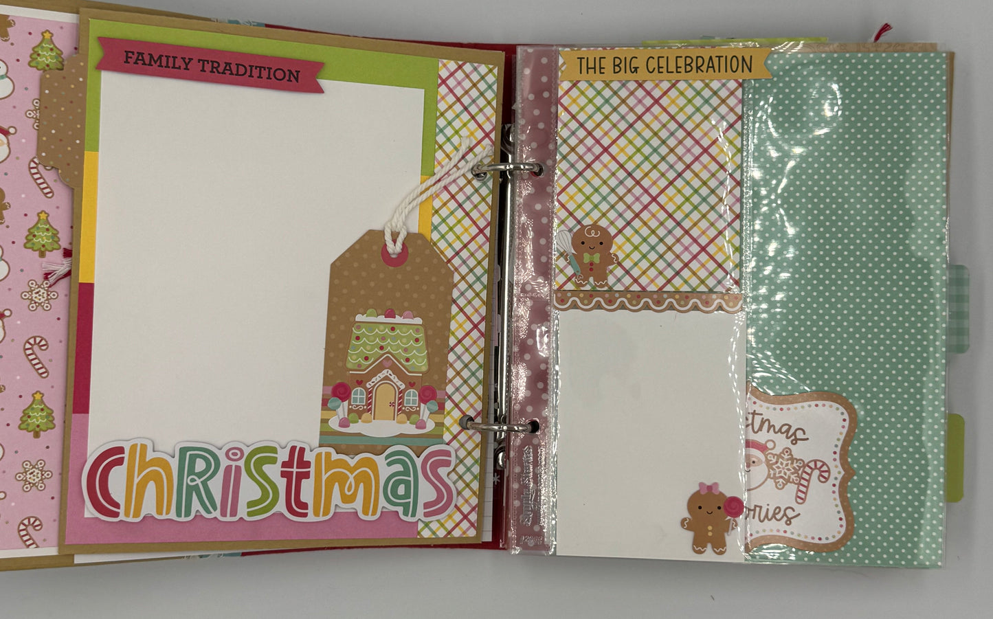 Christmas 'Tis the Season-6X8 Scrapbook Photo Album (Pre-made)