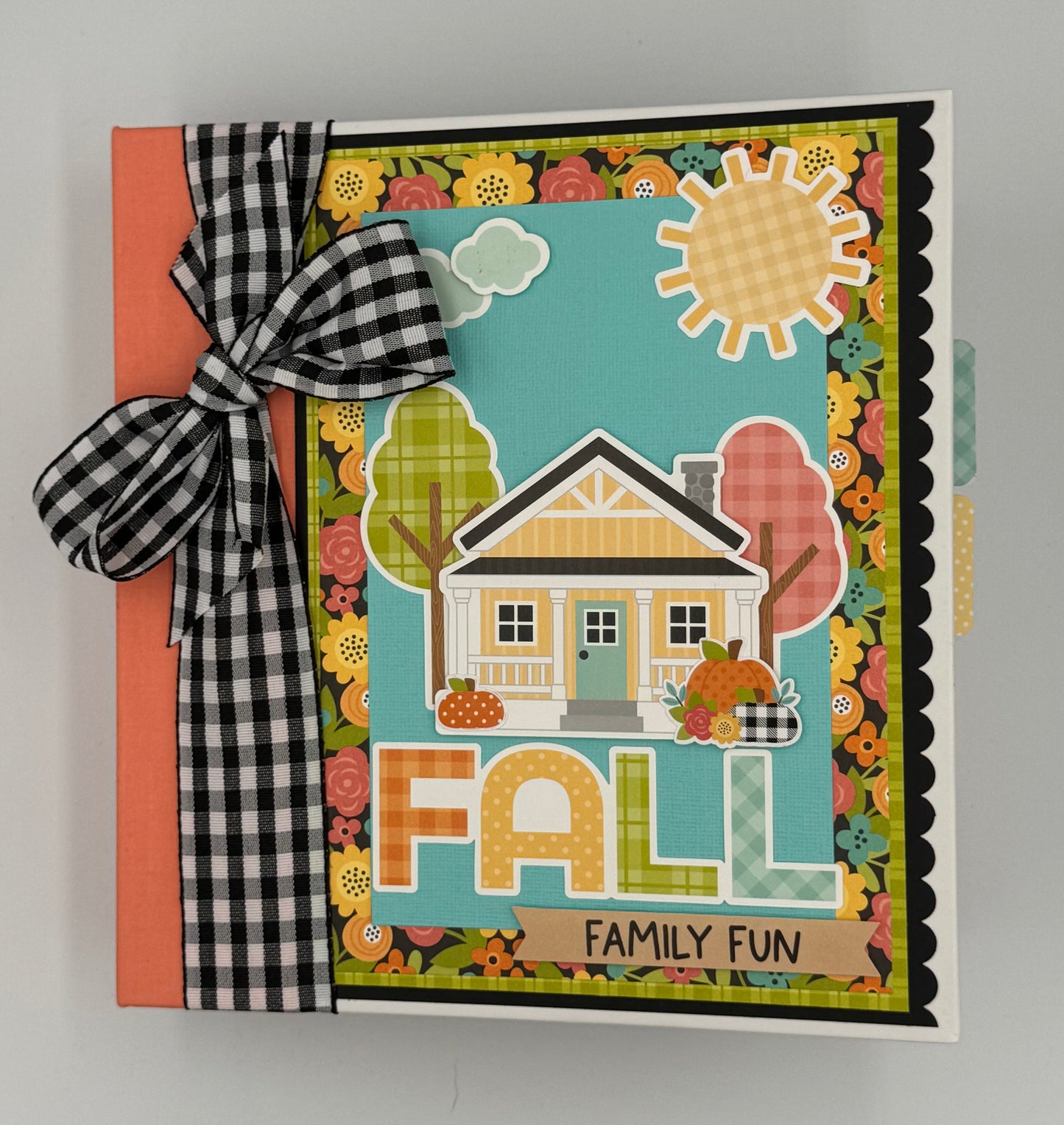 Fall Family Fun-6X8 Scrapbook Photo Album (Pre-made)