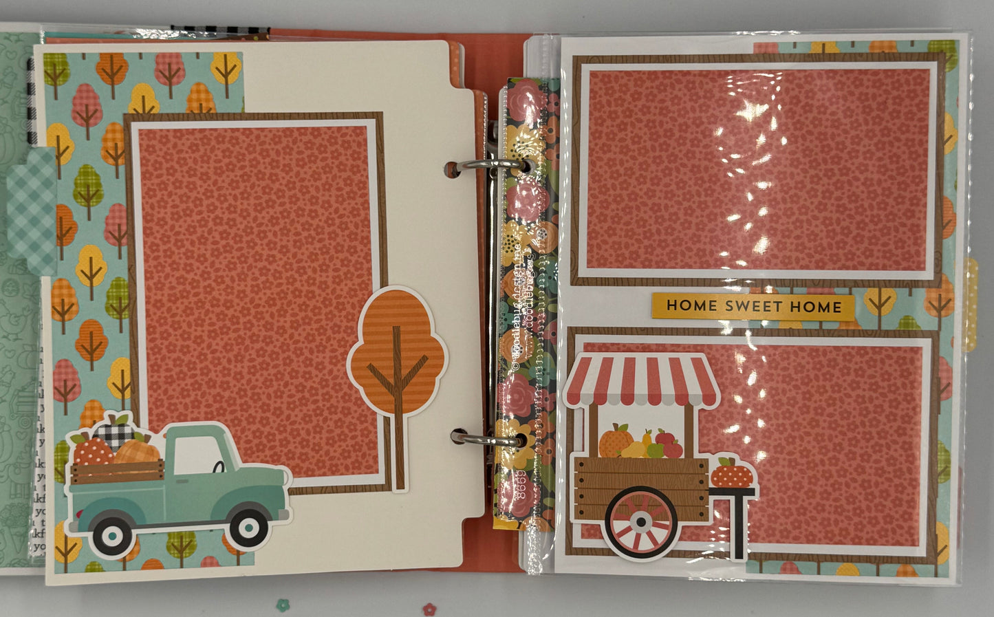 Fall Family Fun-6X8 Scrapbook Photo Album (Pre-made)
