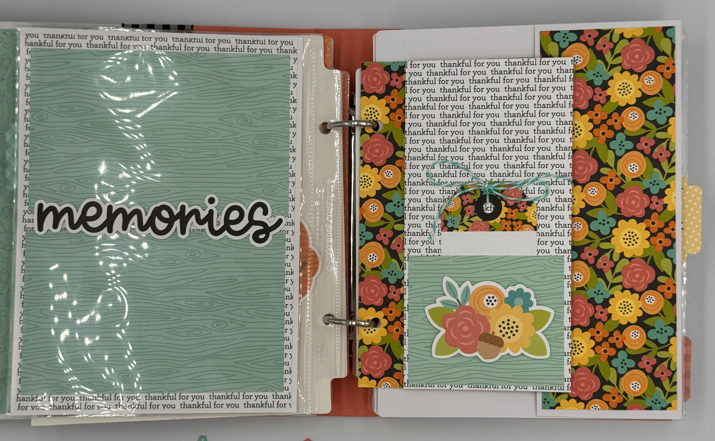 Fall Family Fun-6X8 Scrapbook Photo Album (Pre-made)