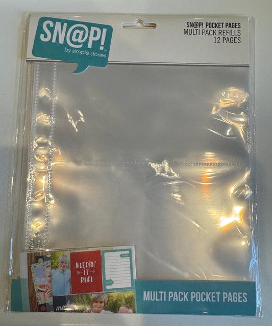 Simple Stories Sn@p Pocket Pages-Multi Pack Refills for 6X8 Album